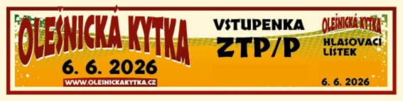 Olešnická kytka - VSTUPENKA - ZTTP